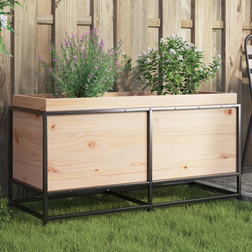 vidaXL Garden Planter 100x40x50 cm Solid Wood Pine