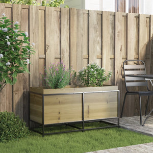 vidaXL Garden Planter 100x40x50 cm Impregnated Wood Pine