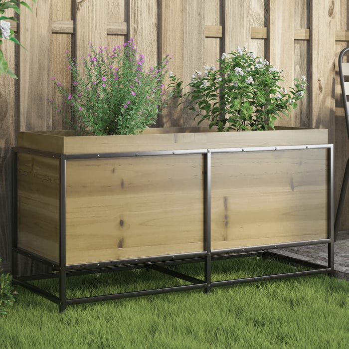 vidaXL Garden Planter 100x40x50 cm Impregnated Wood Pine