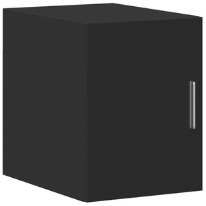 vidaXL Wall Cabinet Black 30x42.5x40 cm Engineered Wood