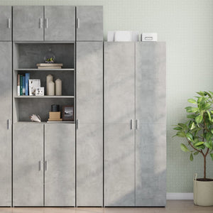 vidaXL Wall Cabinet Concrete Grey 30x42.5x40 cm Engineered Wood