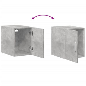 vidaXL Wall Cabinet Concrete Grey 30x42.5x40 cm Engineered Wood