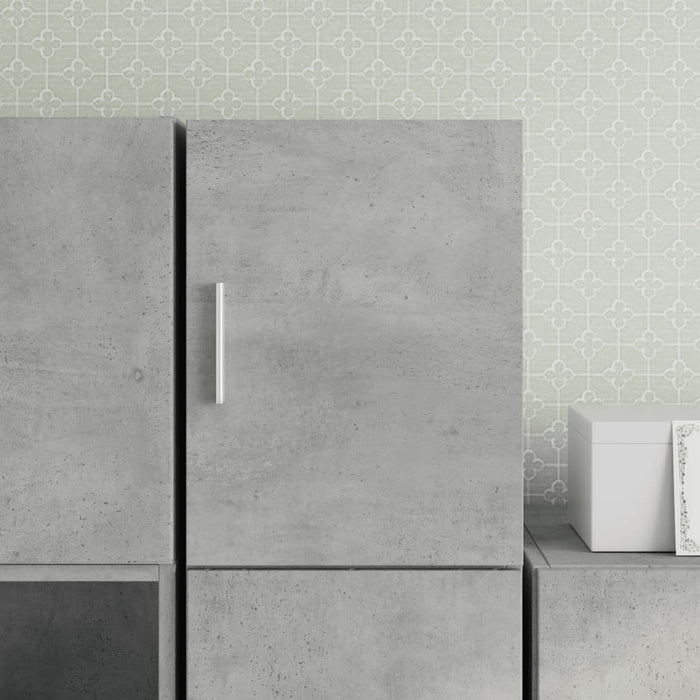 vidaXL Wall Cabinet Concrete Grey 30x42.5x40 cm Engineered Wood