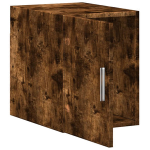 vidaXL Wall Cabinet Smoked Oak 30x42.5x40 cm Engineered Wood