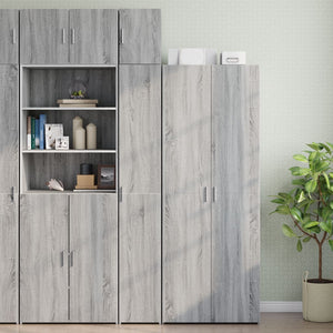 vidaXL Wall Cabinet Grey Sonoma 30x42.5x40 cm Engineered Wood