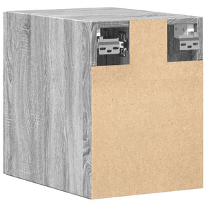 vidaXL Wall Cabinet Grey Sonoma 30x42.5x40 cm Engineered Wood