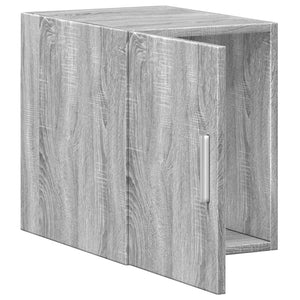 vidaXL Wall Cabinet Grey Sonoma 30x42.5x40 cm Engineered Wood