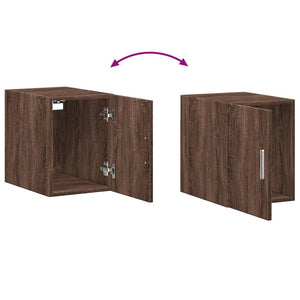 vidaXL Wall Cabinet Brown Oak 30x42.5x40 cm Engineered Wood