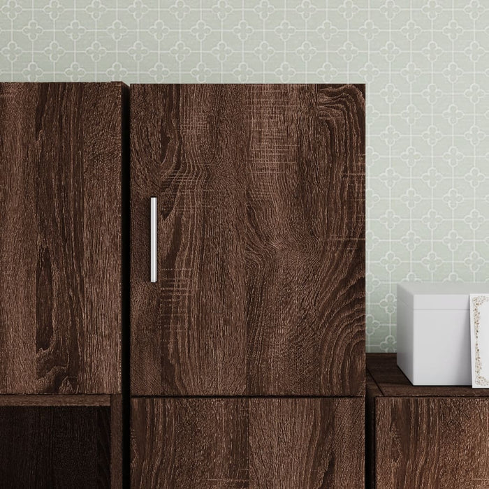 vidaXL Wall Cabinet Brown Oak 30x42.5x40 cm Engineered Wood