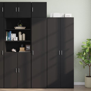 vidaXL Wall Cabinet Black 40x42.5x40 cm Engineered Wood