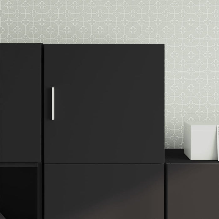 vidaXL Wall Cabinet Black 40x42.5x40 cm Engineered Wood