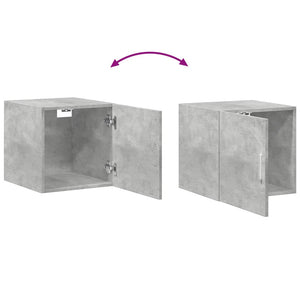 vidaXL Wall Cabinet Concrete Grey 40x42.5x40 cm Engineered Wood