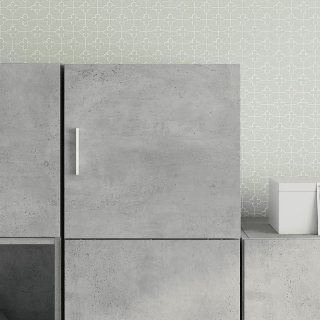 vidaXL Wall Cabinet Concrete Grey 40x42.5x40 cm Engineered Wood