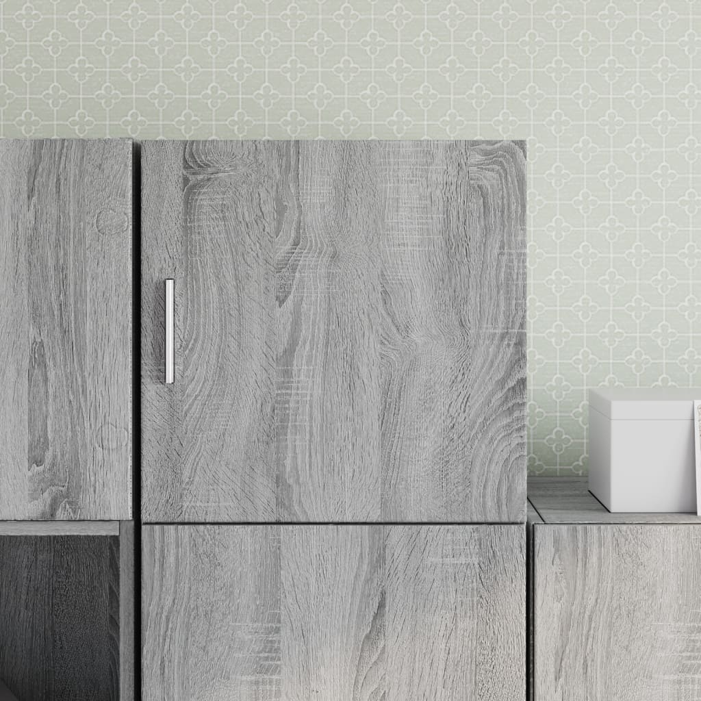 vidaXL Wall Cabinet Grey Sonoma 40x42.5x40 cm Engineered Wood