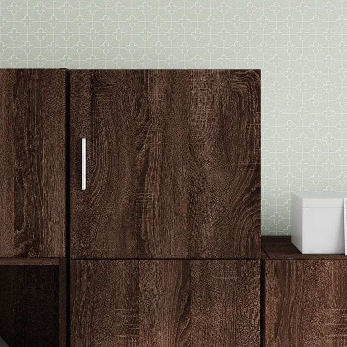 vidaXL Wall Cabinet Brown Oak 40x42.5x40 cm Engineered Wood