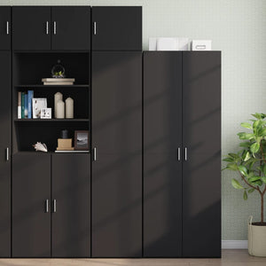 vidaXL Wall Cabinet Black 45x42.5x40 cm Engineered Wood