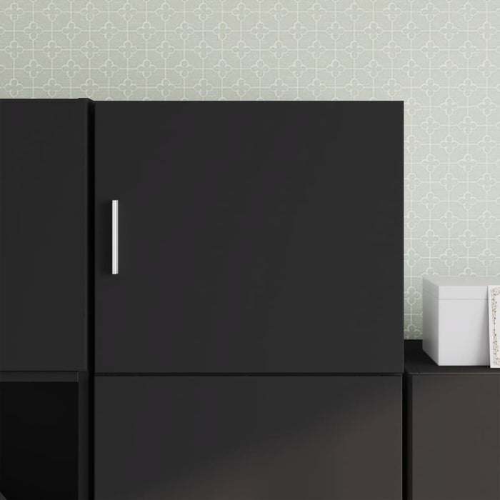 vidaXL Wall Cabinet Black 45x42.5x40 cm Engineered Wood