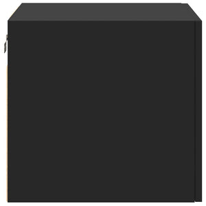 vidaXL Wall Cabinet Black 50x42.5x40 cm Engineered Wood