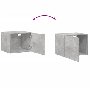 vidaXL Wall Cabinet Concrete Grey 50x42.5x40 cm Engineered Wood