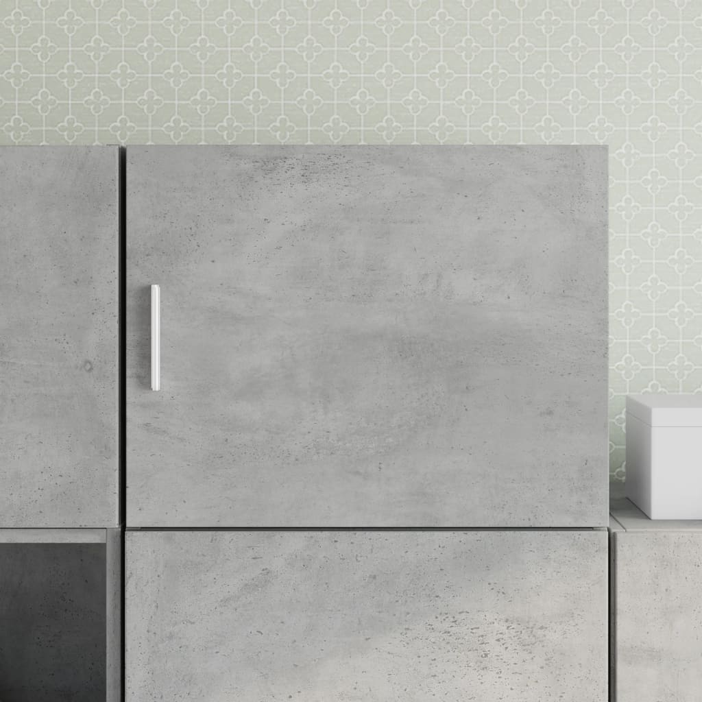 vidaXL Wall Cabinet Concrete Grey 50x42.5x40 cm Engineered Wood