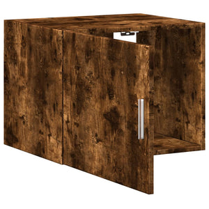 vidaXL Wall Cabinet Smoked Oak 50x42.5x40 cm Engineered Wood