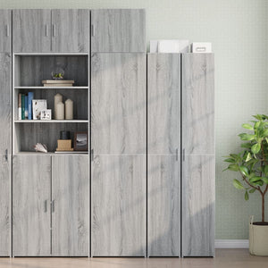 vidaXL Wall Cabinet Grey Sonoma 50x42.5x40 cm Engineered Wood