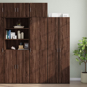 vidaXL Wall Cabinet Brown Oak 50x42.5x40 cm Engineered Wood