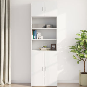 vidaXL Wall Cabinet White 70x42.5x40 cm Engineered Wood