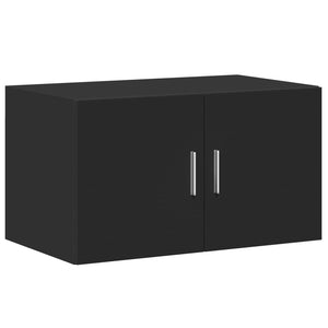 vidaXL Wall Cabinet Black 70x42.5x40 cm Engineered Wood