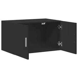 vidaXL Wall Cabinet Black 70x42.5x40 cm Engineered Wood