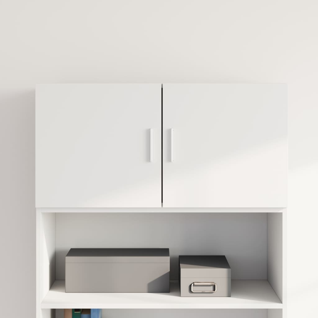 vidaXL Wall Cabinet White 80x42.5x40 cm Engineered Wood