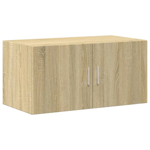 vidaXL Wall Cabinet Sonoma Oak 80x42.5x40 cm Engineered Wood