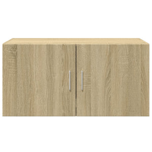 vidaXL Wall Cabinet Sonoma Oak 80x42.5x40 cm Engineered Wood