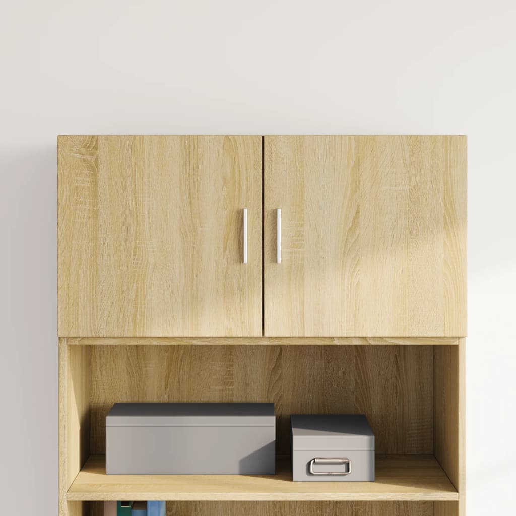 vidaXL Wall Cabinet Sonoma Oak 80x42.5x40 cm Engineered Wood