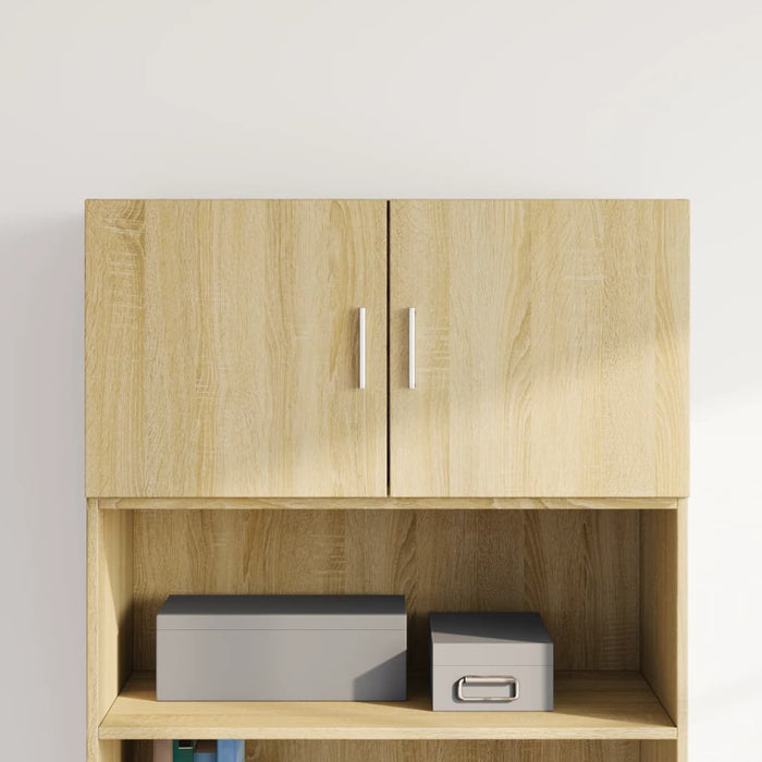 vidaXL Wall Cabinet Sonoma Oak 80x42.5x40 cm Engineered Wood