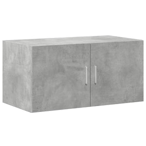 vidaXL Wall Cabinet Concrete Grey 80x42.5x40 cm Engineered Wood