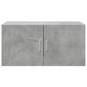 vidaXL Wall Cabinet Concrete Grey 80x42.5x40 cm Engineered Wood