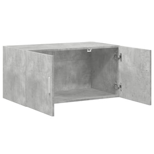 vidaXL Wall Cabinet Concrete Grey 80x42.5x40 cm Engineered Wood