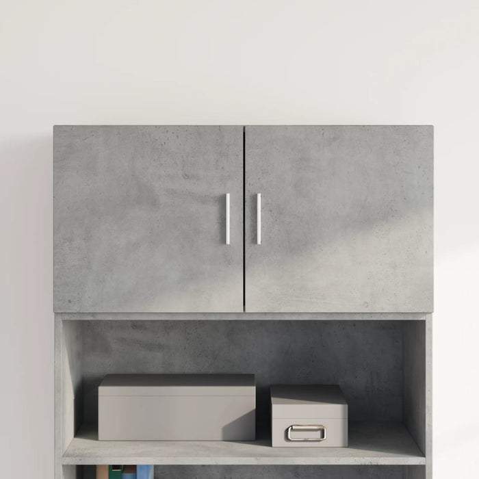 vidaXL Wall Cabinet Concrete Grey 80x42.5x40 cm Engineered Wood