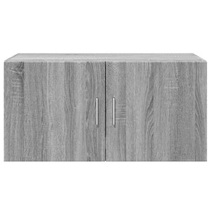 vidaXL Wall Cabinet Grey Sonoma 80x42.5x40 cm Engineered Wood