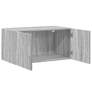 vidaXL Wall Cabinet Grey Sonoma 80x42.5x40 cm Engineered Wood