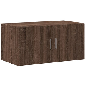 vidaXL Wall Cabinet Brown Oak 80x42.5x40 cm Engineered Wood