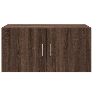 vidaXL Wall Cabinet Brown Oak 80x42.5x40 cm Engineered Wood