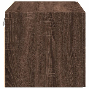 vidaXL Wall Cabinet Brown Oak 80x42.5x40 cm Engineered Wood