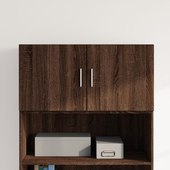 vidaXL Wall Cabinet Brown Oak 80x42.5x40 cm Engineered Wood