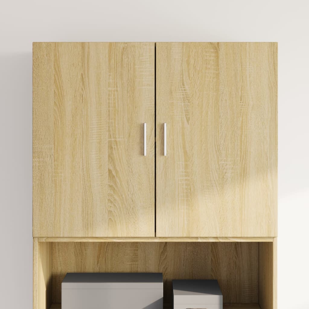 vidaXL Wall Cabinet Sonoma Oak 80x42.5x64 cm Engineered Wood