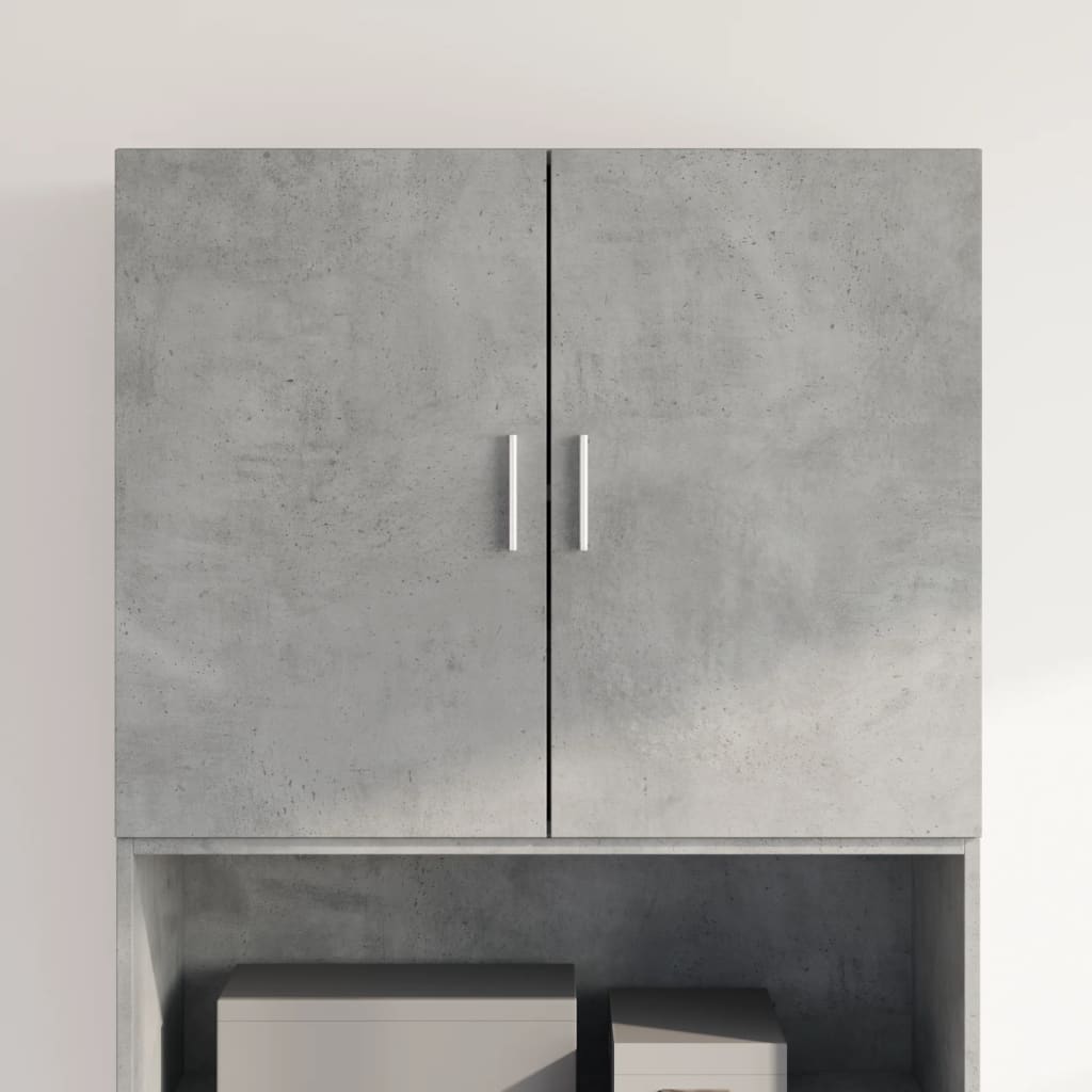 vidaXL Wall Cabinet Concrete Grey 80x42.5x64 cm Engineered Wood