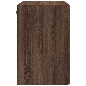 vidaXL Wall Cabinet Brown Oak 80x42.5x64 cm Engineered Wood