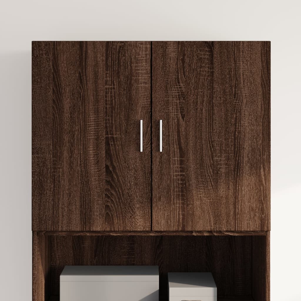 vidaXL Wall Cabinet Brown Oak 80x42.5x64 cm Engineered Wood