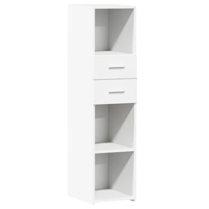 vidaXL Highboard White 30x42.5x124 cm Engineered Wood